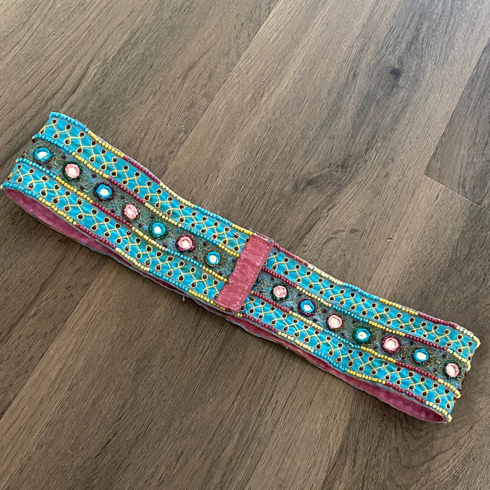 Tribal India belly dance Colorful Embroidered Belt